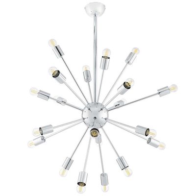 Modway Volley Mid-Century Modern Burst Pendant Chandelier