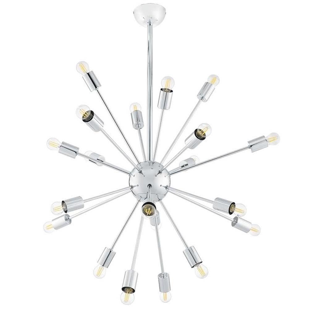 Modway Volley Mid-Century Modern Burst Pendant Chandelier