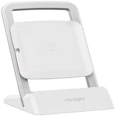 Ventev Universal Wireless Charger | Charges at Rapid Rate, No Cable Needed, Multi View Capability | Short Circuit, Overcharge Protection | White