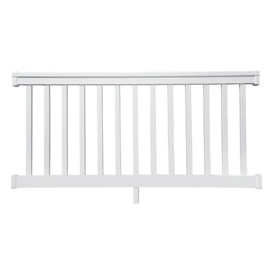 Fypon 6'W x 42" H Premium Handrail Kit with 13 Square Spindles, White