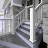 Fypon 6'W x 42" H Premium Handrail Kit with 13 Square Spindles, White view 4