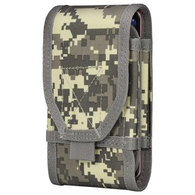 IronSeals Double Capacity Phone Holster, Tactical Molle Pouch Compact Belt Waist Bag for iPhone 17 Pro Max/17 Pro/17/16 Pro Max/16/15 Pro Max/15 Pro/14 Plus/14 Pro Max/14 Pro/14/13