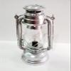 Marine Nautical Store Electric Vintage Stable Silver Lantern Lamp with Blown Glass Chimney 13" view 3