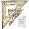 SWANSON Tool Co., Inc SW1201K Value Pack 7 inch Speed Square and Big 12 Speed Square (without layout bar) ships with Blue Book view 1