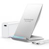 NANAMI Fast Wireless Charger, Charging Stand[with 20W PD Adapter] 7.5W Compatible with iPhone 17/17 Air/16/15/14/13/12, 10W for Samsung Galaxy S26/S26+/S26 Ultra/S25/S25 Ultra/S24/S23/S22/S21/S20 view 1