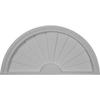 Ekena Millwork PED31X16X01SB Half Round Sunburst Pediment, 31 3/4"W x 16"H x 1 3/4"P view 1