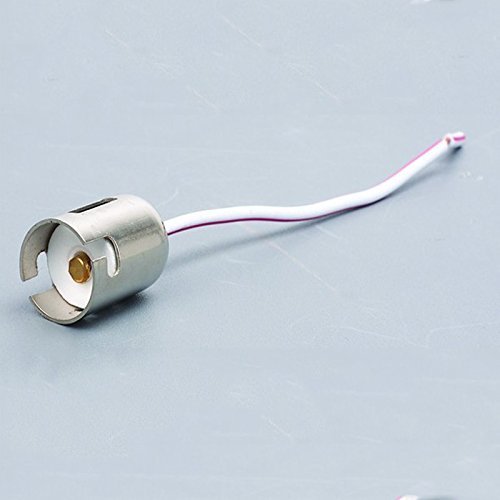 10pcs BA15s Bayonet Light Bulb Socket Brass Wire 1156
