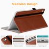DTTO for iPad mini 4 Case, Premium Leather Folio Stand Cover Case with Multi-Angle Viewing and Auto Wake-Sleep Function, Front Pocket for iPad mini 4 - Brown view 4