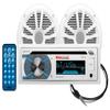 BOSS Audio Systems MCK508WB.6 Marine Boat Bluetooth Stereo & 6.5 Inch Speakers - CD DVD Player, AM/FM Radio Receiver Head Unit, Dipole Antenna view 1