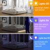 illumiForce Under Bed Lights Motion Sensor, Motion Activated Bed Lighting,12V Power Adapter, Dimmable LED Strip Night Light for Bedroom,Stairs,Crib,Cabinet,Warm White -2 x 5FT -Dual Kit view 4