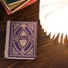 KleverCase Book Cover Themed 360 Degree Chargeable Reading Lamp, Night Light, Desk, Bedside Light. (Purple Spells, Large Size White Light) view 1