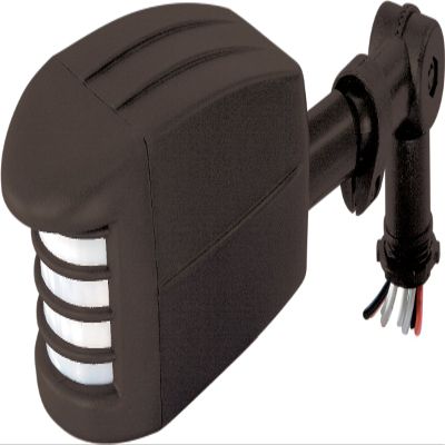 Nuvo Outdoor Security Light in Black in Black Finish