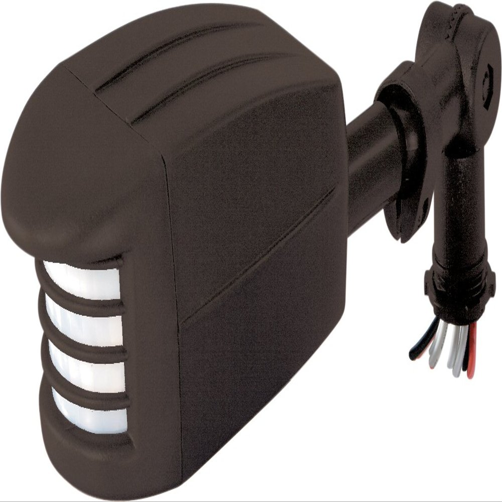 Nuvo Outdoor Security Light in Black in Black Finish