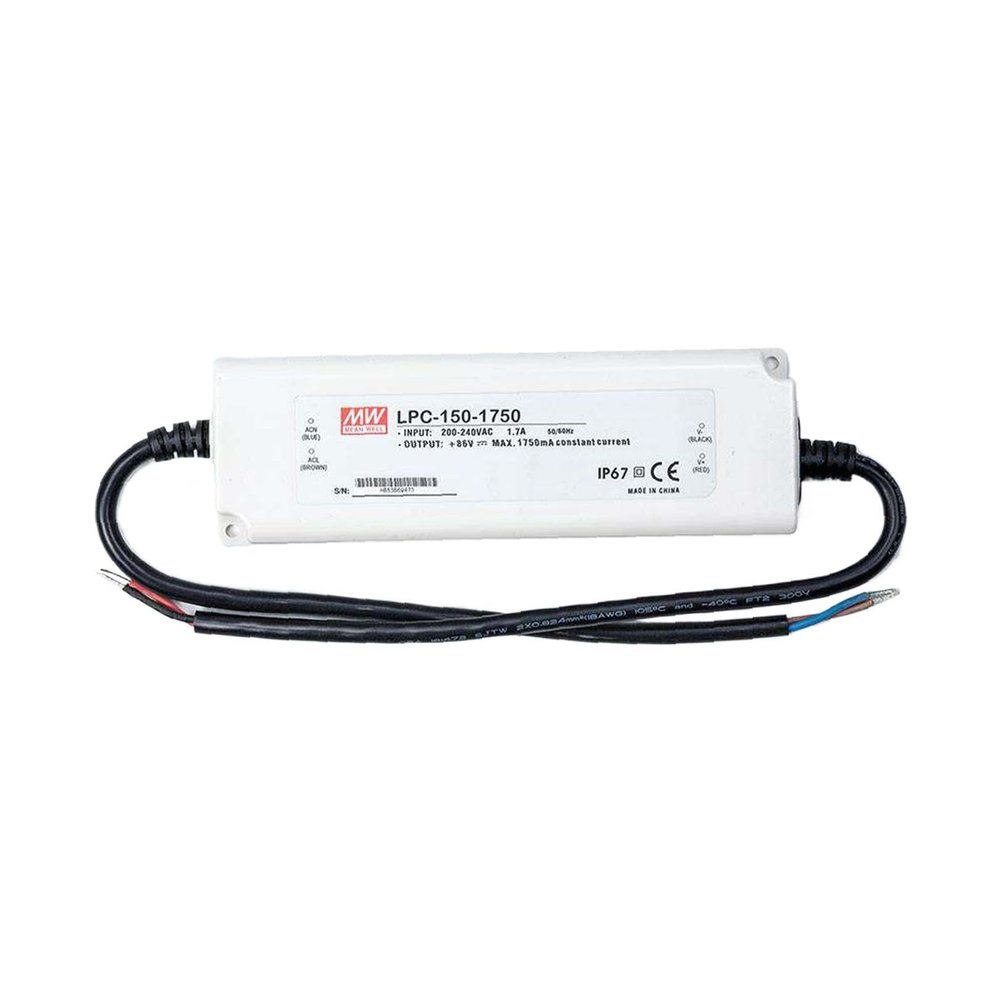 LED Driver 150.5W 86V 1750mA LPC-150-1750 Meanwell AC-DC SMPS LPC-150 Series MEAN WELL C.C Power Supply