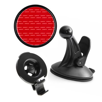 Ramtech Car Dashboard Suction Cup GPS Mounting Kit, Suction Cup + Cradle Bracket + Dash Disk, Compatible with Garmin Dezl 570 570LMT 580 LMT-S OTR500 GPS, SCRK