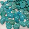 10pcs Turquoise Cabochon 20-50mm Teardrop Freeform Slab Stone Phone Sockets Pop Grips Belt Jewelry Beads view 3