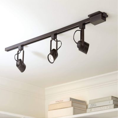 Layna Linear 3-Light Bronze LED Bullet or wall 44" Wide Track Light