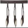 Layna Linear 3-Light Bronze LED Bullet or wall 44" Wide Track Light view 2