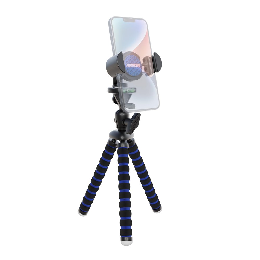 ARKON 11 inch Tripod Mount with Phone Holder for Video Retail Black, Model: RVTRIXL