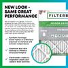 Filterbuy 20x20x1 Air Filter MERV 8 Essential Dust & Allergy Defense (2-Pack), Electrostatic Pleated HVAC AC Furnace Filters Replacement, Made in USA (Actual Size: 19.50 x 19.50 x 0.75) view 3