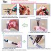 LED Strip Extension Wire Cable Kit-AWSOM LED Strip Wire Solderless LED Connectors 4Pin 10mm for 5050 RGB LED Strip Lights view 2