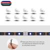 LED Strip Extension Wire Cable Kit-AWSOM LED Strip Wire Solderless LED Connectors 4Pin 10mm for 5050 RGB LED Strip Lights view 3
