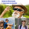 Professional Hands-Free Binocular Glasses for Fishing, Bird Watching, Sports, Concerts, Theater, Opera, TV, Sight Seeing, Hands-Free Opera Glasses for Adults (Green Film Optics)-Upgraded view 2
