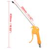 Senzeal 11" Nozzle Air Blow Gun Stainless Steel High Pressure Dust Blower Gun with Removable Rubber Tip for Computer Hosts Car Engine view 3