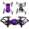 Skin Decal Wrap 2 Pack Compatible with DJI Ryze Tello Halftone Splatter Hot Pink Purple Drone NOT Included view 1