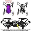 Skin Decal Wrap 2 Pack Compatible with DJI Ryze Tello Halftone Splatter Hot Pink Purple Drone NOT Included view 2