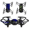 Skin Decal Wrap 2 Pack Compatible with DJI Ryze Tello Baja 0040 Blue Royal Drone NOT Included view 1