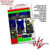 Skin Decal Wrap 2 Pack Compatible with DJI Ryze Tello Baja 0040 Blue Royal Drone NOT Included view 4