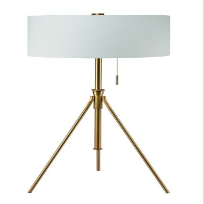 SH LIGHTING 31171F-G Adjustable Gold Finish Floor Lamp, 71" H