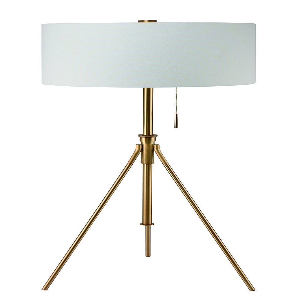 SH LIGHTING 31171F-G Adjustable Gold Finish Floor Lamp, 71" H