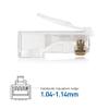Cable Matters 100-Pack Cat 6 RJ45 Modular Plugs for Large Diameter Cable, 50 Gold Plated, Cat6 RJ45 Connector, Ethernet Connector, Ethernet Ends, Cat6 Connectors view 3