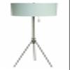SH LIGHTING 31171F-SN Adjustable Brush Steel Finish Tripod Floor Lamp, 20" x 20" x 71" view 1