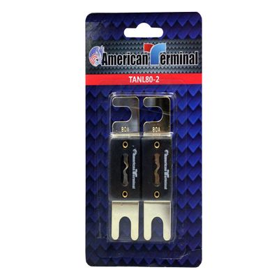 American Terminal TANL80-2 ANL Fuses with Gold Plated Finish (Pack of 2)