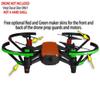 Skin Decal Wrap 2 Pack Compatible with DJI Ryze Tello Solids Collection Burnt Orange Drone NOT Included view 3