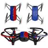 Skin Decal Wrap 2 Pack Compatible with DJI Ryze Tello Ripped Colors Blue Red Drone NOT Included view 1