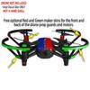 Skin Decal Wrap 2 Pack Compatible with DJI Ryze Tello Ripped Colors Blue Red Drone NOT Included view 3