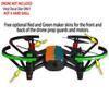 Skin Decal Wrap 2 Pack Compatible with DJI Ryze Tello Ripped Colors Orange Seafoam Green Drone NOT Included view 3