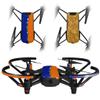 Skin Decal Wrap 2 Pack Compatible with DJI Ryze Tello Ripped Colors Blue Orange Drone NOT Included view 1