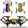 Skin Decal Wrap 2 Pack Compatible with DJI Ryze Tello Ripped Colors Blue Orange Drone NOT Included view 2