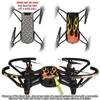 Skin Decal Wrap 2 Pack Compatible with DJI Ryze Tello Diamond Plate Metal 02 Drone NOT Included view 2
