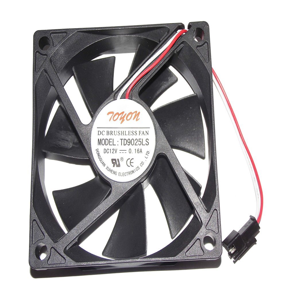 90x90x25mm TD9025LS 12V 0.16A 2Wire 9cm Wine Refrigerator AWC-FAN1 Cooler Fan