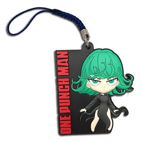 Great Eastern Entertainment One Punch Man- Sd Tornado Of Terror PVC Cell Phone Charm