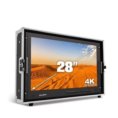 Lilliput 28" 3840x2160 Broadcast Monitor 3G SDI 4K Ultra HD Monitor SDI HDMI TALLY Director Monitor for Camera