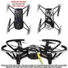Skin Decal Wrap 2 Pack Compatible with DJI Ryze Tello Baja 0023 Purple Drone NOT Included view 2