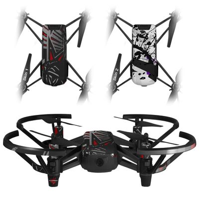 Skin Decal Wrap 2 Pack Compatible with DJI Ryze Tello Baja 0023 Red Drone NOT Included