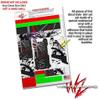 Skin Decal Wrap 2 Pack Compatible with DJI Ryze Tello Baja 0023 Red Drone NOT Included view 4